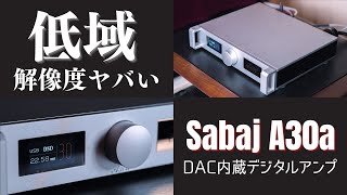 低域の解像感がエグい!!　DAC内蔵デジタルアンプ「Sabaj  A30a」レビュー