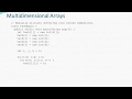 Arrays - Java  (One-Dimensional, Multidimensional, Alternative Declaration Syntax)