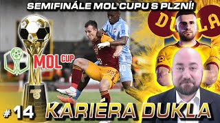 Semifinále MOL Cupu s Plzní a Dramatická Bitva s Bolkou #14 | Dukla Praha Kariéra PES CZ Let's Play