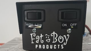 Fatboy 2p454 (black) With High/low, demonstration, mobile amplifier