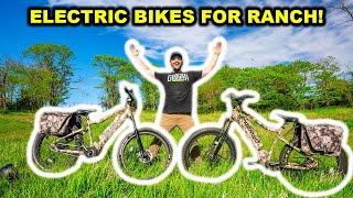 I Bought the WORLD'S Most EXPENSIVE Electric Bikes for my ABANDONED RANCH!!!