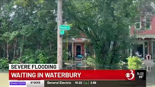 Waterbury residents remain positive as they wait for water to recede