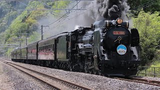 JR東日本 上越線 快速SLぐんまみなかみ（下り） 津久田～岩本間通過