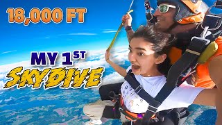 I Did The Skydiving From 18000Ft In Orlando Florida! | @AnushkaSen04