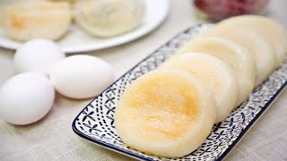 奶黃/豆沙燒餅 (簡單做法) | Pan-Fried Sticky Rice Cake (Easy Recipe) | Gâteau de riz gluant cuit à la poêle