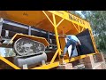 automatic concrete batching mixing plant 30 cum concrete plant operating video navya equipments