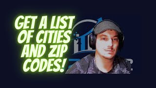 How to get a list of cities and zip codes within a radius.