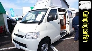 【ハナ イブ】　ポップアップルーフを持つコンパクトバンコンキャンピングカー　Japanese Campervan Campingcar