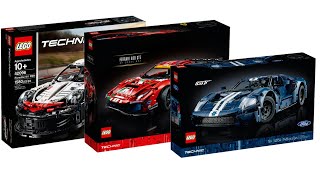All LEGO Technic Supercars scale 1:10 - 1:12 from 2019 - 2023 Compilation/Collection Speed Build