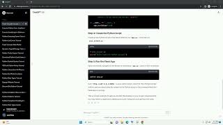 execute python script from html button