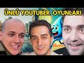 ÜNLÜ YOUTUBER YAPIMI OYUNLARI OYNADIK!