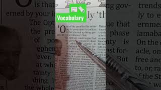 Newspaper Vocabulary | Ephemeral Meaning |  CSS PMS Lectures and Vocabulary