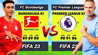 Bundesliga All-Stars vs. Premier League All-Stars in FIFA 23! 👀⚽️