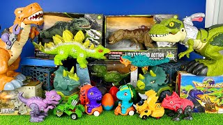 Jurassic World Unboxing Review Asmr Dinosaur T-rex Giganotosaurus Stegosaurus Triceratops