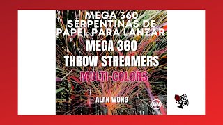 MEGA 360  Serpentinas de papel para lanzar de Alan Wong ⚡ Truco de magia  🔥