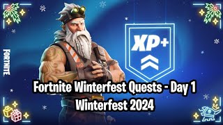 Where and How to Complete ALL Winterfest 2024 Quests Day 1 – Earn 175,000 XP!