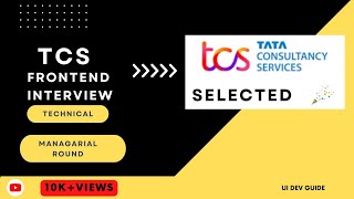 TCS Interview Experience | selected | TCS Angular 8 interview experience | Angular Interview