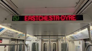 IRT Lexington Av Express: R142 (5) Train [Flatbush Av-Brooklyn College to Eastchester-Dyre Av #3]