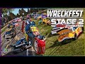 FLYING at the Farmlands! | Stage 2 | No Reset Challenge | Wreckfest