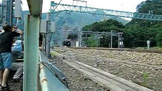 水上駅からSL　D51が出発　 【群馬県 みなかみ町】　2011年7月18日