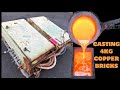 1950's Copper Filled Cabinet - Huge Copper Bricks - ASMR Metal Melting - Trash To Treasure