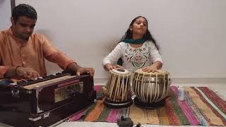 First Video of Tabla by Meherkaur_classical, Tabla Teacher Shri Neeraj Dholakia on Harmonium