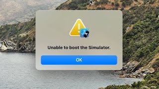Flutter: Xcode error "Unable to boot the Simulator"