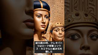 1分でわかるクレオパトラ7世の生涯 #歴史 #世界史 #Cleopatra