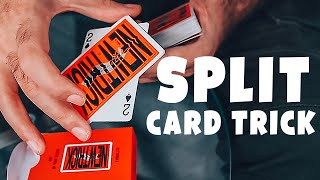 The SPLIT Card Trick : Magic Tutorial (EASY)