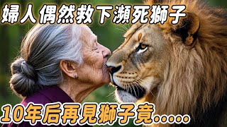 婦人偶然救下瀕死獅子，10年后再見獅子竟.....#不可思議 #暖心 #獅子#動物 #奇跡 #不可思議 #暖心 #感動 #救援 #新聞 #反應 #感人故事 #淚崩 #驚人 #鼻酸 #鏡頭 #真實新聞