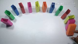 How to make a paper Domino very easy tutorial