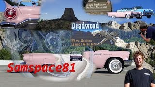 On the Road in the USA with a 1957 Ford Thunderbird - Samspace81 Road Trip 1950s style