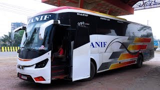 The Special Hanif Hino RN8J SKS AC Bus live at Santo Pump