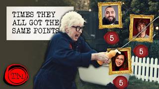 Times the Contestants All Got the Same Points | Taskmaster