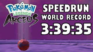 Pokémon Legends: Arceus in 3:39:35 [Former World Record]