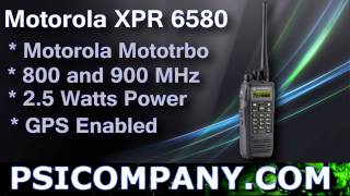 Motorola XPR 6580 Mototrbo Portable Radio: Overview - visit us for new models!