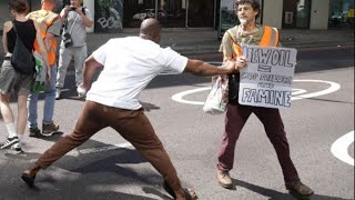 ‘You twat’: Angry motorists face off against climate protesters