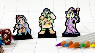 How To Make D D Paper Miniatures Without A Computer
