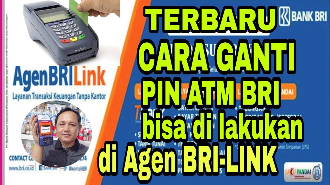 Cara Ganti Pin Atm Bri Di Mesin Edc Bri Link - YouTube