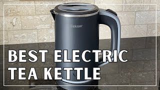 Best Electric Tea Kettle Review | Sekaer Small Kettle Stainless Steel Travel Hot Water Boiler