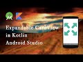 Expandable CardView in Kotlin | Android Studio
