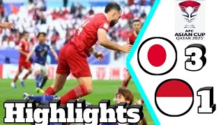 Jepang vs Indonesia Piala Asia 2023 Garuda Kalah (3-1) Samurai Biru Lolos ke 16 Besar|Highlights