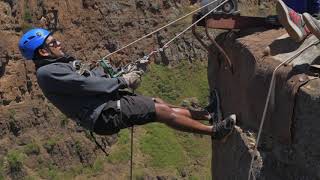 Abseiling at Semonkong Lodge