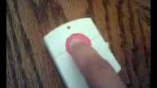 Big Red Panic Button In Use