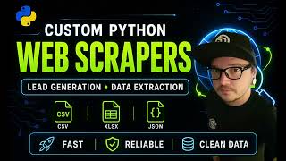Custom Python Web Scraper | Multi-Page Data Extraction Demo