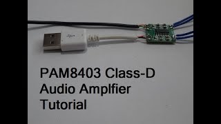 PAM8403 Class-D Audio Amplifier | 6 Watts