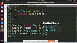 PHP The this Keyword
