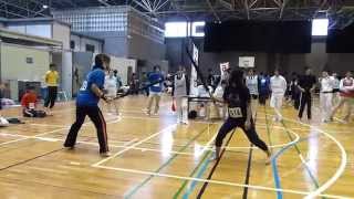 有段女子長剣フリー　スポーツチャンバラ全日本学生大会２０１４