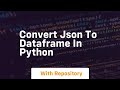Convert json to dataframe in python