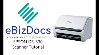 Connecting your EPSON DS-530 Scanner